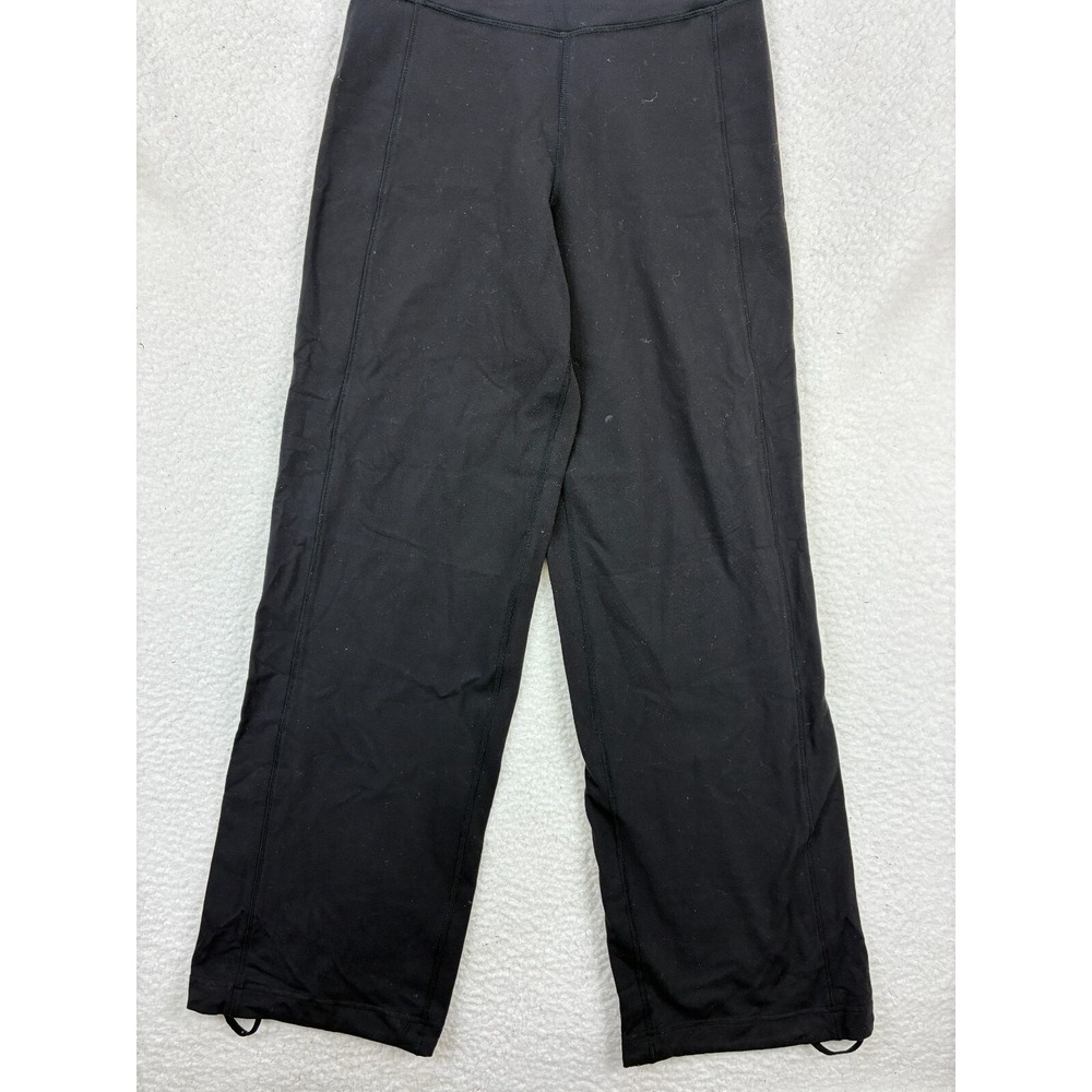 Lululemon Pants Women's 4 Black High Rise Wide Leg Athleisure Lounge Yoga‎ - Picture 3 of 15
